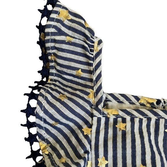 Cat&Jack Baby Girl Summer Dresses Bundle Star Print Dress Eyelet Midi Dress 18mo - Picture 6 of 16